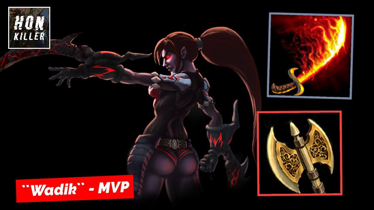 HoN The Dark Lady FIREBRAND with RUNED CLEAVER - MVP смотреть онлайн