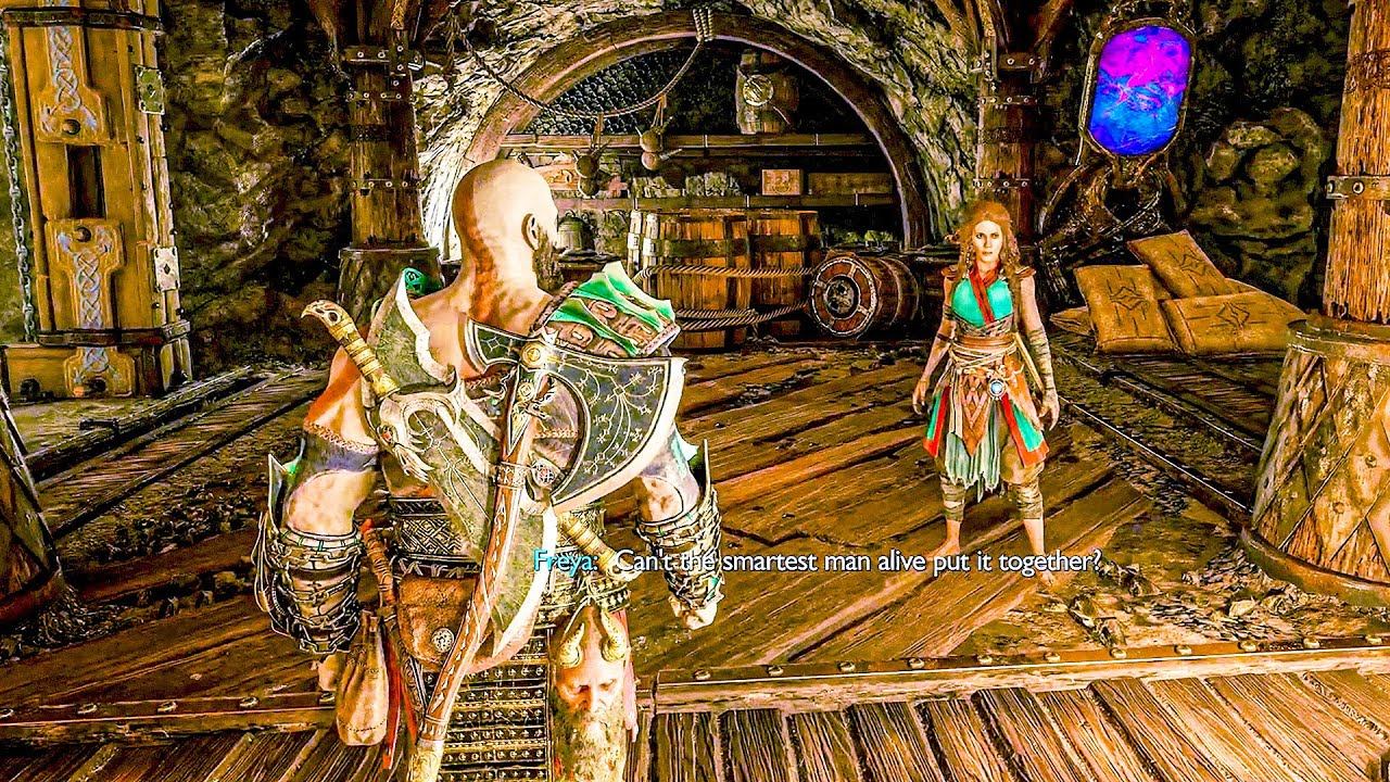 God of War Ragnarok - Freya says Kratos is Giants Champion for Ragnarok смотреть онлайн