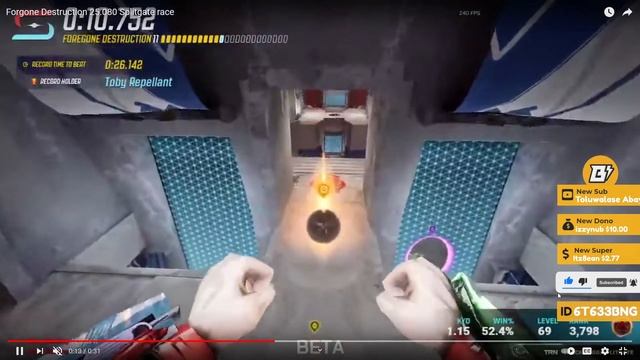 Splitgate Race: Foregone Destruction WORLD RECORD Tutorial смотреть онлайн