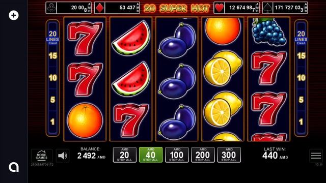 EGT 20 SUPER HOT PLAY