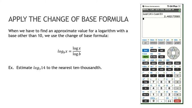 College Algebra 4.4.4 Applying the Change of Base Formula смотреть онлайн