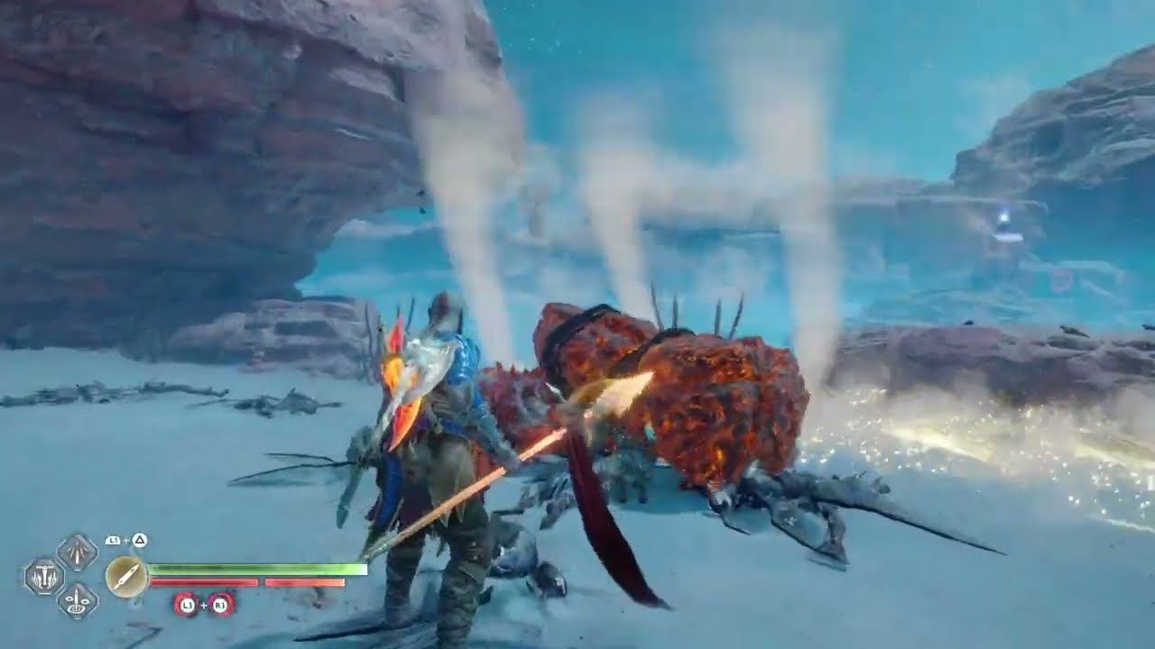 God of War Ragnarok - All Sleeping Troll Bosses смотреть онлайн
