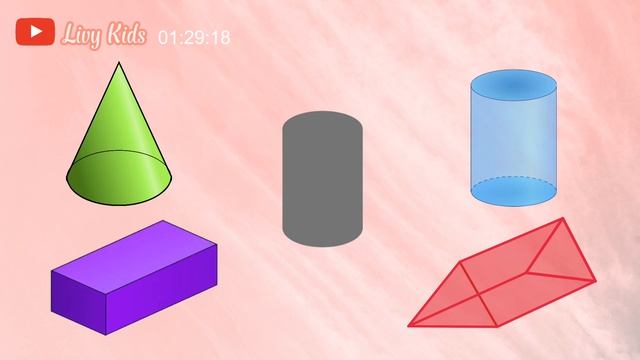 Pair The Right 3D Shapes For Kids In English (Part 2) - Livy Kids смотреть онлайн