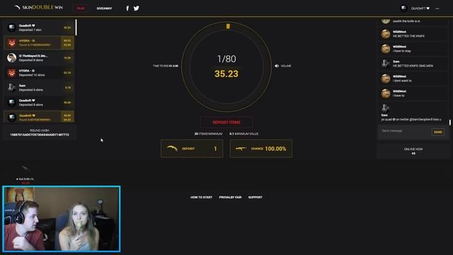 CSGO: WINNING A FACTORY NEW GAMMA KNIFE!! Skins Jackpot (CS GO EZ Profit) смотреть онлайн