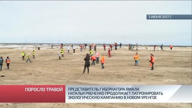 Представитель Губернатора Ямала Наталья Рябченко продолжает патронировать экологическую кампанию в смотреть онлайн