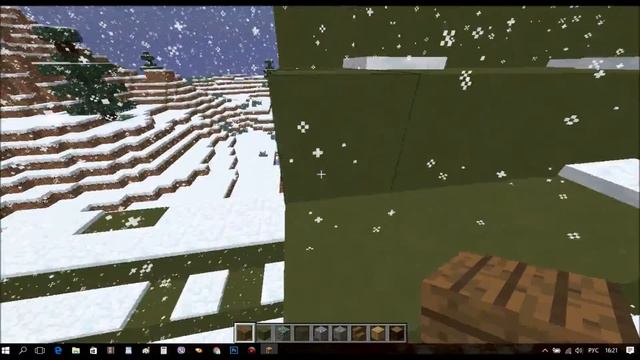 Строю зимний (рождественский) домик в майнкрафт! смотреть онлайн