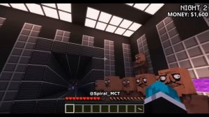 ФИЛЬМ - 10.000 ЖИТЕЛЕЙ VS 5 НОЧЕЙ С ФРЕДДИ ЧАСТЬ 6 В МАЙНКРАФТ ! #фнаф #10000жителей #максик