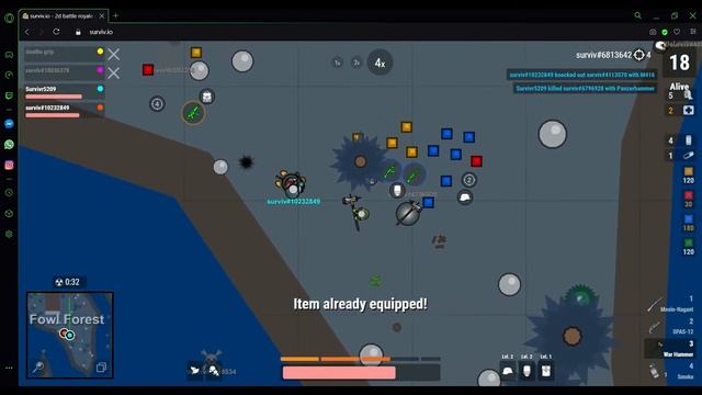 Surviv.io Cobalt Mode Squads | I got a kill with a BURST WEAPON? смотреть онлайн