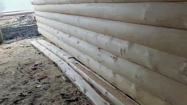 Производство сруба дома 8 на 8 в лапу полулафет смотреть онлайн