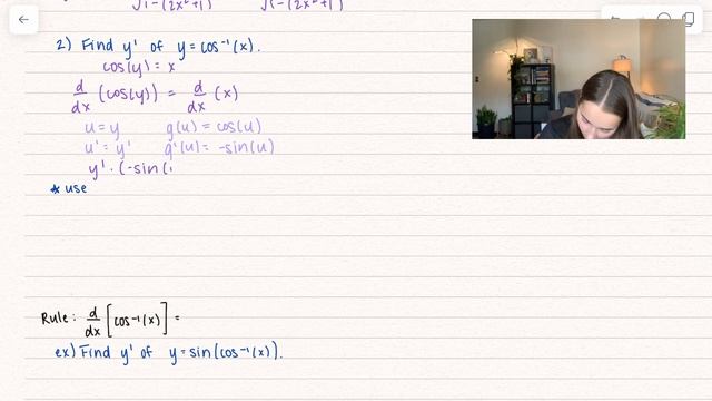 Calculus 1 - Derivatives: Inverse Trig (Part 1) смотреть онлайн