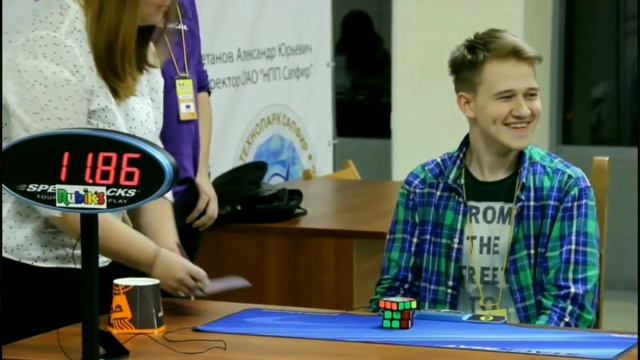 Дмитрий Добряков - путь к рекорду России | Dmitry Dobrjakov's Progress In Speedcubing