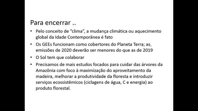 APC | Palestra "INFLUÊNCIA DA MUDANÇA CLIMÁTICA NA FLORESTA AMAZÔNICA" смотреть онлайн
