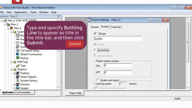 Creating a FactoryTalk View ME Application смотреть онлайн