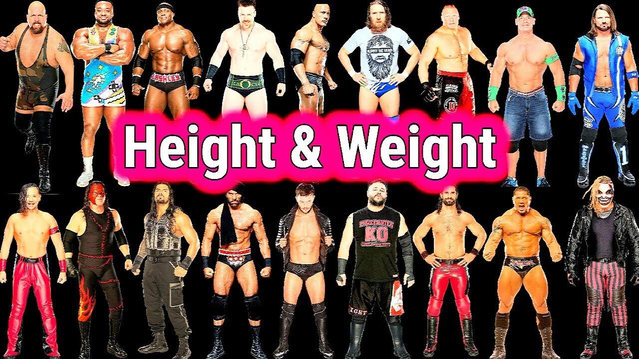WWE wrestling 35 Superstars Height & Weight | смотреть онлайн