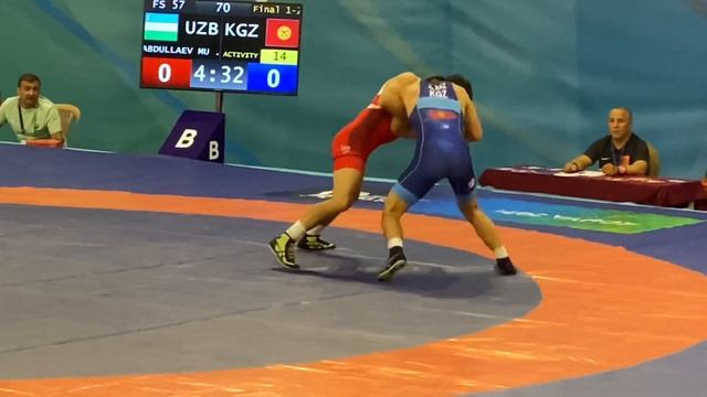 ФИНАЛ: Алмаз Сманбеков - Гуломжон Абдуллаев / Алмаз жаракат алып женишти алдырып койду смотреть онлайн