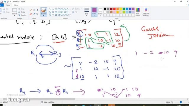 Gauss Jordan method important problem смотреть онлайн