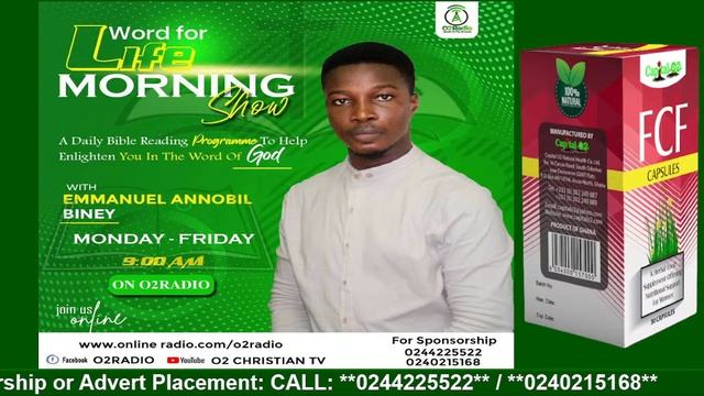 ''''WORD FOR LIFE MORNING SHOW ((((LIVE)))) WITH EMMANUEL ANNOBIL BINEY ON O2 RADIO...13.12.2021. смотреть онлайн