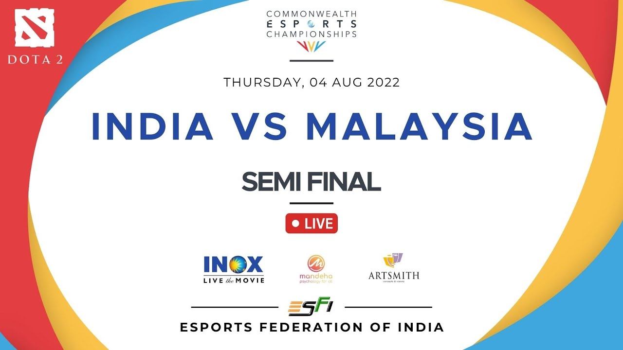 Commonwealth Esports Championship - 2022 Semi Finals (DOTA 2 - India vs Malaysia) - 4th Aug 2022 смотреть онлайн