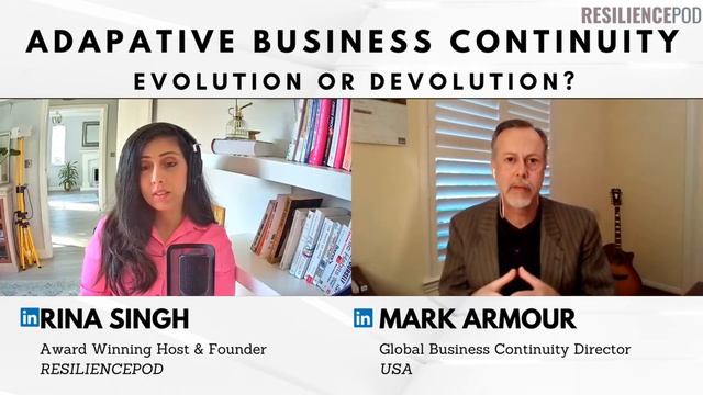 Adaptive Business Continuity - Evolution or devolution? Mark Armour on the RESILIENCEPOD смотреть онлайн