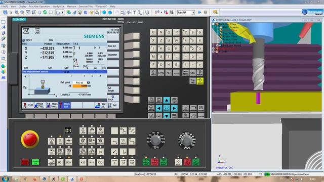 Penyetingan dan Pengoperasian Mesin CNC Milling SIEMENS Sinumerik 808D dengan Swansoft смотреть онлайн