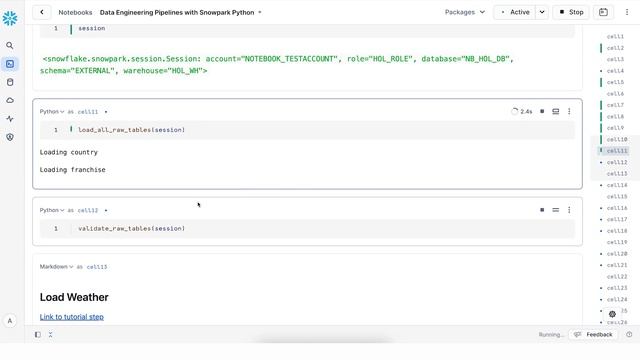 Using Snowflake Notebooks To Build Data Engineering Pipelines With Snowpark Python And SQL смотреть онлайн