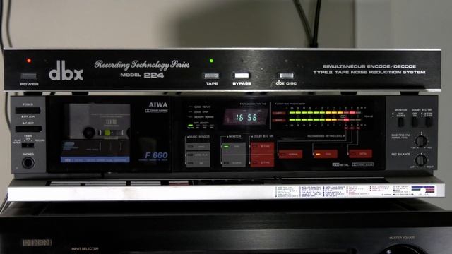 Aiwa ADF-660 and dbx 224 Noise reduction unit. смотреть онлайн