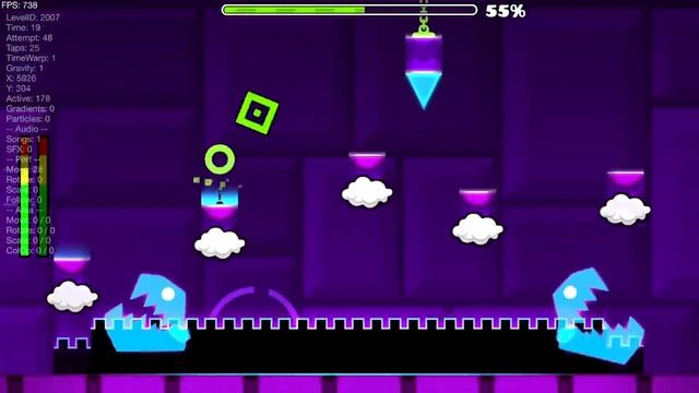 geometry dash прохожу другие игры от РобТоп Авторские права в 4K дороботано смотреть онлайн
