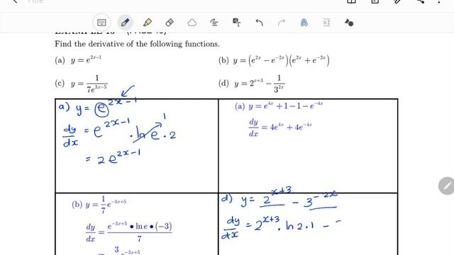 Chapter 9 : Differentiation (Part 6 : Derivative of Exponent & Log Functions) MADAME AINI смотреть онлайн