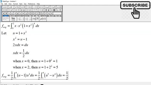 Average Value of the Function: f(x) = 2x^3*(1 + x^2)^4 over the interval [0, 2] смотреть онлайн