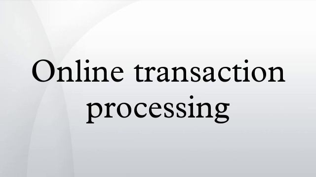 Online transaction processing смотреть онлайн