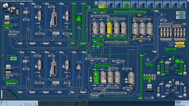 Grain storage control system. Working with routes смотреть онлайн
