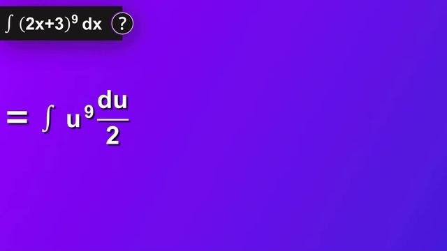 Integral ∫ (2x+3)^9 dx - How To Solve in 10 EASY Steps (Watch Video Tutorial) - SBNH Academy ✅ смотреть онлайн