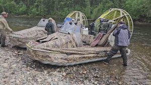 Рыбалка на горной реке / Аэролодки Берег  для путешествий