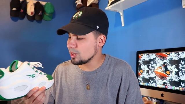 REEBOK QUESTION LOW "GREEN TOE" REVIEW + ON FEET смотреть онлайн