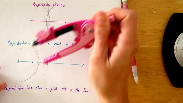 Constructing perpendicular bisectors and perpendicular lines through points смотреть онлайн