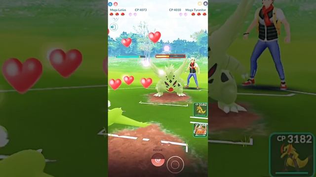 Mega Latias V/S Mega Tyranitar PVP Battle in #pokemongo смотреть онлайн