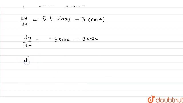 यदि y=5 cosx-3 sinx है तो सिद्ध कीजिये कि (d^(2)y)/(dx^(2))+y=0 | 12 | सांतत्य तथा अवकलनीयता | ... смотреть онлайн
