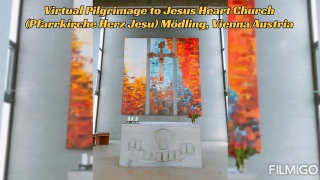 Virtual Pilgrimage with InBene (part 12) - Pfarrkirche Herz Jesu, Mödling Vienna Austria смотреть онлайн