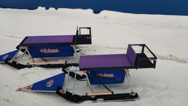 сравнение моделей - сани для мотобуксировщика ВАНЕК смотреть онлайн