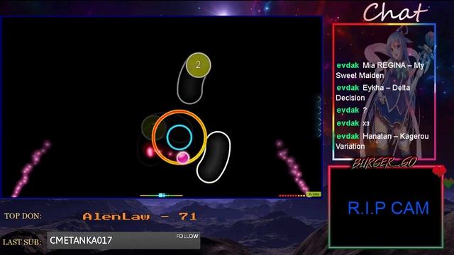 OSU!4k pp снова играет на мышке(чисто чилю) смотреть онлайн