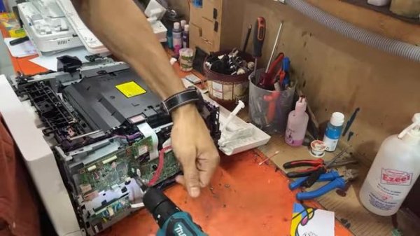 Fix printar hp laser m281 283.277تعرف علي مشكلات عدم فتح درج الحبر #hp #fix