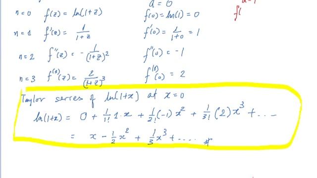 Ch.11.10: Taylor Series: ln(1+x) смотреть онлайн