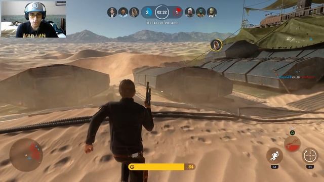Star Wars Battlefront - Testing Chewbacca in HvsV! | Is Chewie good? (11,000 points) смотреть онлайн