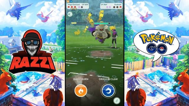 SHINY MEGA CHARIZARD X vs TEAM GO ROCKET GRUNTS in Pokemon Go смотреть онлайн