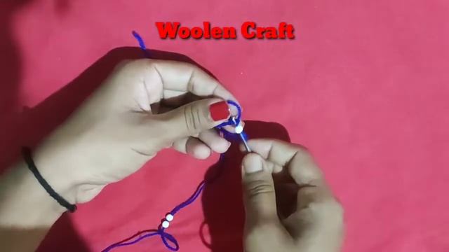 Moti lari banane ka tariqa | gate lari banana sikhen | woolen Moti lari | hand craft | woolen desig смотреть онлайн
