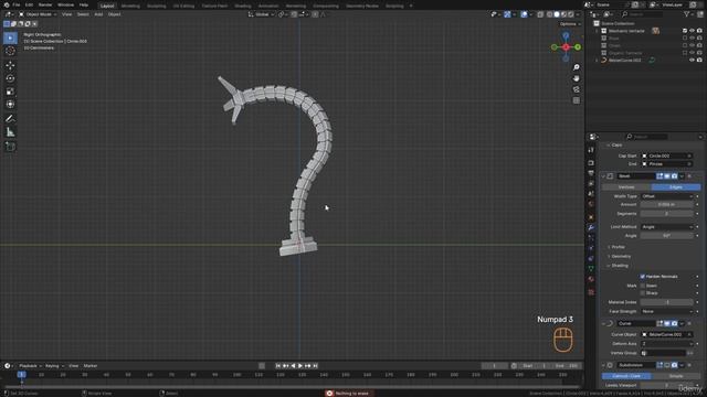 37 5-3 Array modifier and curves смотреть онлайн