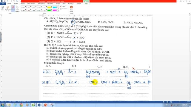 GIẢI CHI TIẾT ĐỀ MINH HỌA THPT 2023 - MÔN HÓA HỌC Phần 2: Câu 79, 80. смотреть онлайн