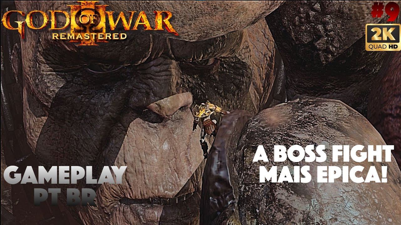 God Of War III Remastered Legendado PT BR #9 Boss fight mais épica!! (Capturado no PS4) 2K 60Fps смотреть онлайн