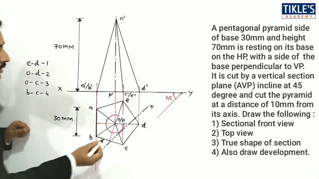 SECTION OF SOLID SOLVED PROBLEM 6 AND DEVELOPMENT OF SURFACES PROBLEMS смотреть онлайн