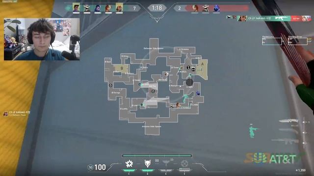 MVP! SPLIT! 100T ASUNA SKYE VALORANT RANKED GAMEPLAY [ FULL MATCH VOD ] смотреть онлайн